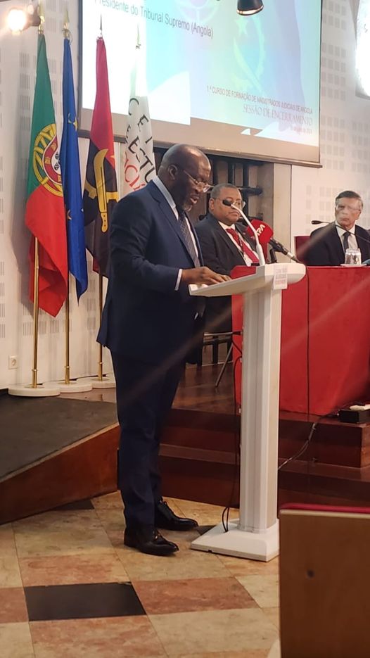 PRESIDENTE DO TRIBUNAL SUPREMO E DO CSMJ PRESTIGIA EM PORTUGAL ENCERRAMENTO DO CURSO ESPECIAL DE MAGISTRADOS JUDICIAS ANGOLANOS