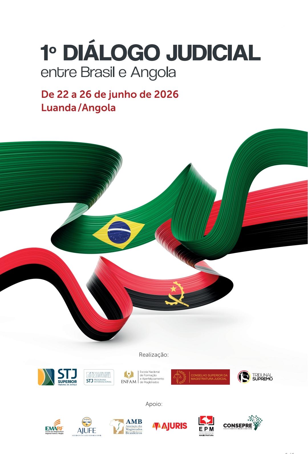 1.º DIÁLOGO JUDICIAL ENTRE ANGOLA E BRASIL ACONTECE NA SEGUNDA-FEIRA EM LUANDA